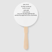 教会のファン ハンドファン (裏面)