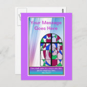 教会のフォローアップ葉書 ポストカード (正面/裏面)