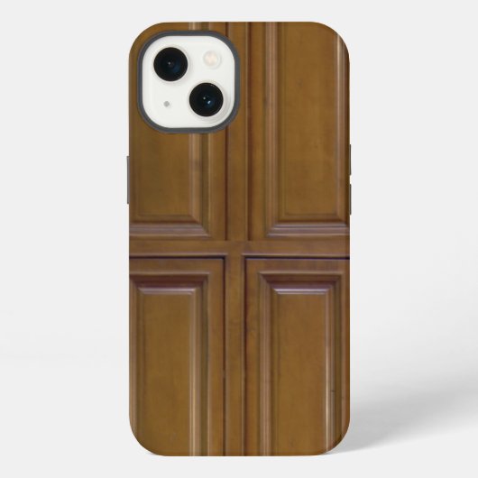 教会のベンチ iPhoneケース (裏面)