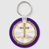 教会のメンバーまたは教会の歓迎のための小さな贈り物 キーホルダー (裏面)