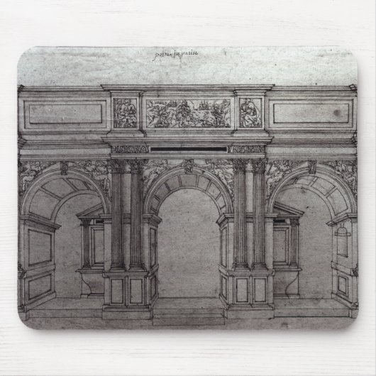 教会のルードスクリーン マウスパッド (正面)