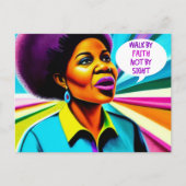 教会のレディーウォークby信仰の芸術はがき ポストカード (正面)