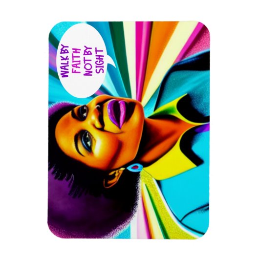 教会のレディーウォークby信仰アートマグネット マグネット (縦)