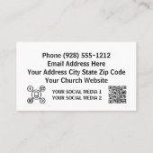 教会のロゴソシモダンアル 名刺 (裏面)