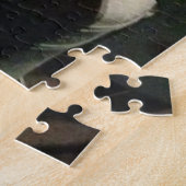 教会の中で車輪と鐘で飾る ジグソーパズル (側面)