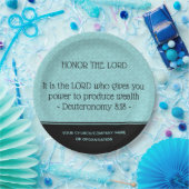 教会の主君の仕事を敬パーソナライズされたう ペーパープレート (パーティー)