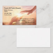 教会の信仰祈りの言葉名刺 名刺 (正面/裏面)