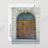 教会の入り口 ポストカード (正面/裏面)