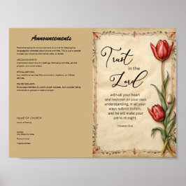 教会の公報ダウンロードとプリント ポスター