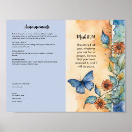 教会の公報ダウンロードとプリント ポスター