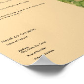 教会の公報 ポスター (角)