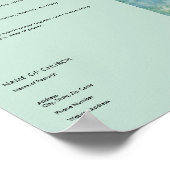 教会の公報 ポスター (角)