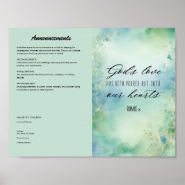 教会の公報 ポスター