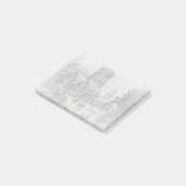 教会の前で子供たちと一緒にいる昔のサンタクロース ポストイット (アングル)