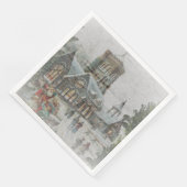 教会の前に子供がいる古いサンタ (コーナー)