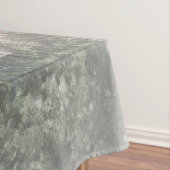 教会の前に子供がいる古いサンタ テーブルクロス (インサイチュ)