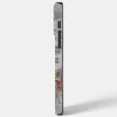 教会の前に子供がいる古いサンタ Case-Mate iPhoneケース (裏面 / 左)