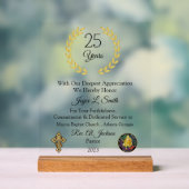 教会の勤続年数 アクリルサイン (ニュートラル)