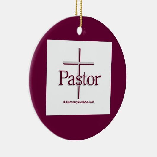 教会の十字架 セラミックオーナメント (右)