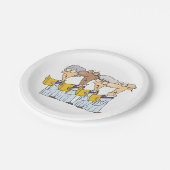 教会の合唱団 ペーパープレート (アングル)