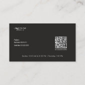 教会の名刺 名刺 (裏面)