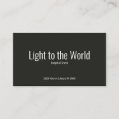 教会の名刺 名刺 (正面)