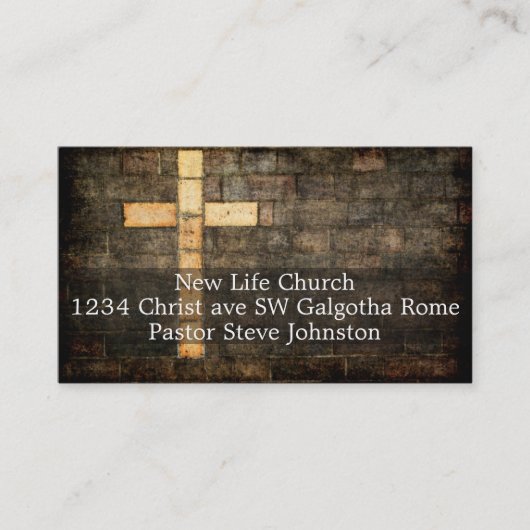 教会の名刺 名刺 (正面)