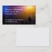 教会の名感動的刺 名刺 (正面/裏面)