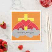 教会の団体とクラブのコーヒーマグ広場 スタンダードランチョンナプキン (インサイチュ)