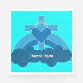 教会の団体とクラブのコーヒーマグ広場 スタンダードランチョンナプキン (正面)