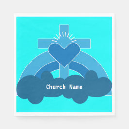 教会の団体とクラブのコーヒーマグ広場 スタンダードランチョンナプキン