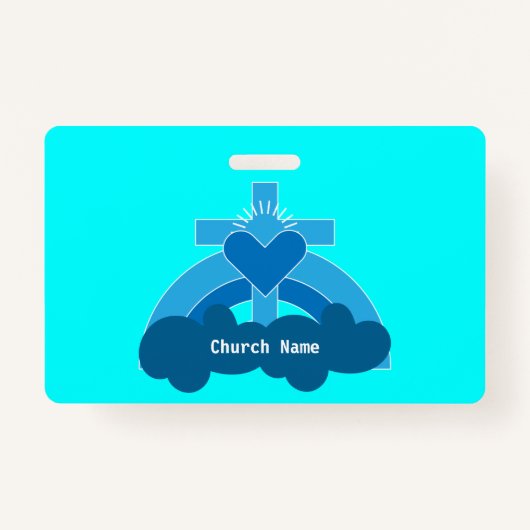 教会の団体とクラブのコーヒーマグ広場 バッジ (正面)