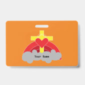 教会の団体とクラブのコーヒーマグ広場 バッジ (裏面)