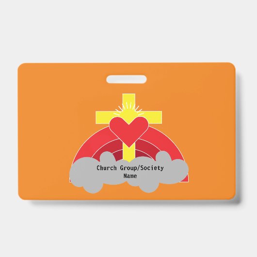 教会の団体とクラブのコーヒーマグ広場 バッジ (正面)