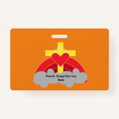 教会の団体とクラブのコーヒーマグ広場 バッジ (正面)