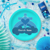 教会の団体とクラブのコーヒーマグ広場 ペーパープレート (パーティー)