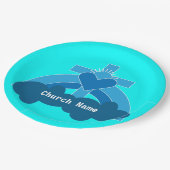 教会の団体とクラブのコーヒーマグ広場 ペーパープレート (アングル)