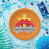 教会の団体とクラブのコーヒーマグ広場 ペーパープレート (パーティー)