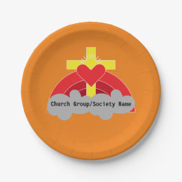 教会の団体とクラブのコーヒーマグ広場 ペーパープレート