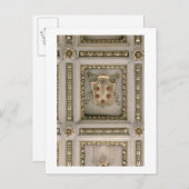 教会の天井裏からのメディチ家の紋章 ポストカード (正面/裏面)