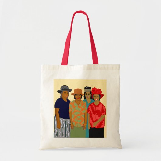 教会の女性 トートバッグ (正面)