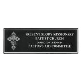 教会の委員会名タグ 名札 (正面)