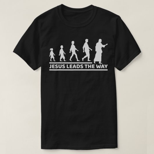 教会の宗教イエス・ウェイ・フェイスクリスチャン Tシャツ (デザイン正面)