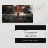 教会の宗教名刺 名刺 (正面/裏面)