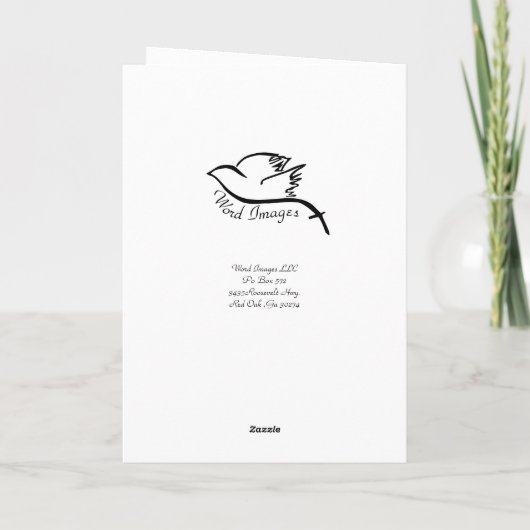 教会の家族 カード (裏面)