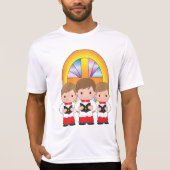 教会の少年聖歌隊 クリスチャン礼拝 Tシャツ (正面)