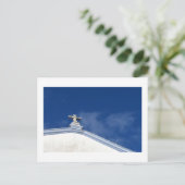 教会の屋根の詳細: アングラ、テルセイラ、アゾレス  ポストカード (スタンド正面)