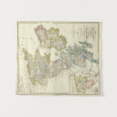 教会の後のイギリス諸島 タペストリー (正面(横))