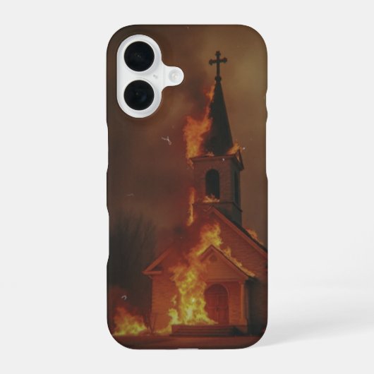 教会の悪夢 iPhone 16ケース (裏面)