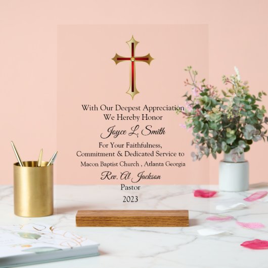 教会の感謝 アクリルサイン (ウェディング)